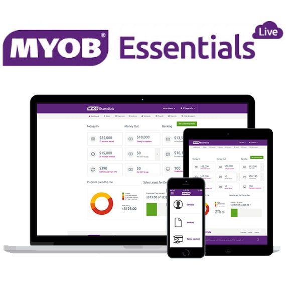 MYOB Essentials Live and Account Right Live